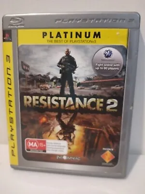 Resistance 2 PS3 Complete Sony PlayStation 3 PAL • $12