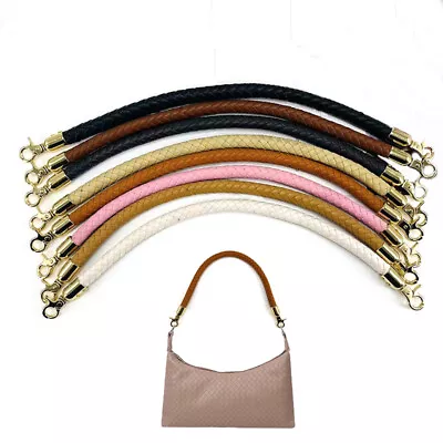 40/60cm Replacement Strap Handbag Purse Tote Bag Braided Leather Handle Strap Ⓐ • $5.52