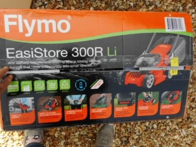 £50 • Buy Flymo EasiStore 300R Li Cordless Rotary Lawn Mower With Charger- New(No Battery)