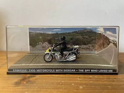 KAWASAKI Z900 MOTORCYCLE WITH SIDECAR #95 Collection Model THE SPY WHO LOVED ME • £34.95