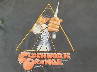 Rare Vintage A Clockwork Orange Movie Promo Films By Stanley Kubrik T Shirt Sz-S • $120