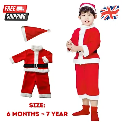 Christmas Santa Claus Costume - Christmas Dress Outfit For Infants And Toddlers • £7.99