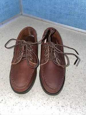 NOS Vintage Minnetonka Mocassin Boat Shoes Hardsole Womens Size 5 - NEW - NWOT • $19.99