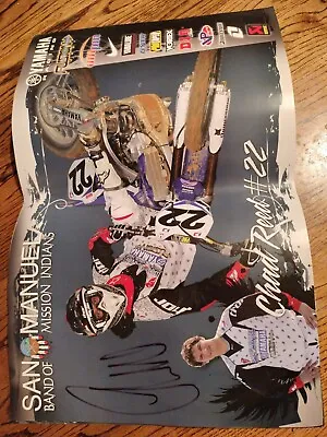 Chad Reed #22 Autograph Yamaha San Manuel Poster • $18