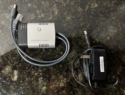 Used Cisco WBPN Wireless-N Bridge For Phone Adapters - Silver W/ Power Supply • $29.99