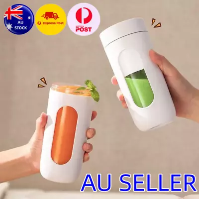 Electric Mini Juicer Portable Fruit Veg Blender Cup Milkshake USB Multifunction • $45.95