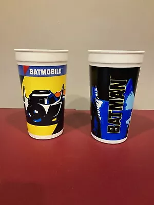 Vintage 1992 McDonald’s Batman Returns Plastic 32 Ounce Cup 2 Must Have! ￼￼￼ • $17.97