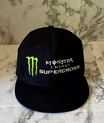 Monster Energy Supercross Men's Otto Flex Hat Cap Dirt Bike Racing L/XL Nice! • $15