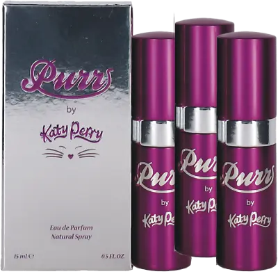 Purr By Katy Perry For Women Combo Pack: Mini EDP Spr Perfume 1.5oz(3x0.5oz) New • £26.94