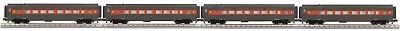 O-Gauge - MTH - Long Island 4-Car 60’ Streamlined Passenger Set • $349.99