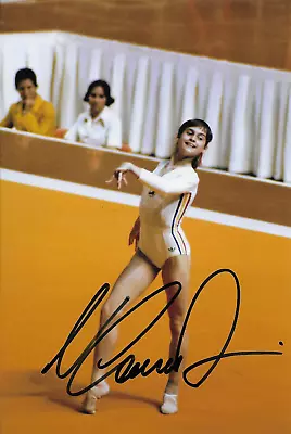 Nadia Comaneci Olympic Gymnast Signed 7.5 X 5 Photograph 3 *With COA* • $17.26