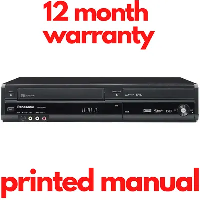 £199.99 • Buy PANASONIC DMR-EZ47 VHS VCR DVD Recorder Combination Copy Video To DVD 1080P DVB