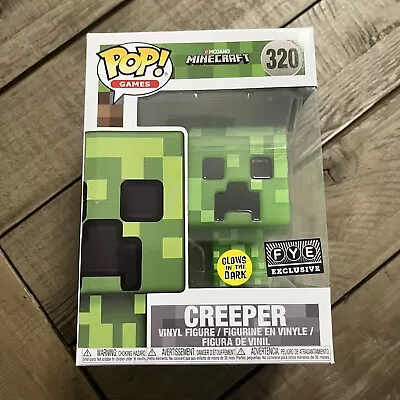 Funko POP Games #320 Minecraft Creeper GITD FYE Exclusive • $35