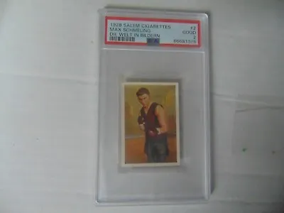 1928  Max Schmeling Rookie PSA 2 • $225