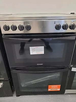 £320 • Buy BRAND NEW Indesit ID67V9HCCX 60cm Electric Cooker, Double Fan Oven & Ceramic Hob