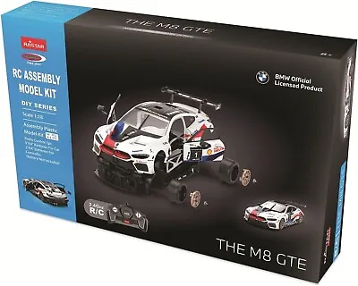 Rastar BMW M8 GTE RC Assembly Model Kit Scale 1:18 NEW • £24.99