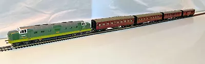 Lima BR Class 55 Deltic D9003 Diesel Loco  Meld  3 Tring Coaches & Mail Car • £35