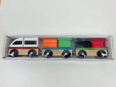 IKEA LILLABO Magnetic Train & Carriages For Wooden Train Track! • £8