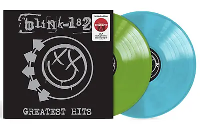 £49.99 • Buy Blink 182 Greatest Hits Leaf Green & Aqua Opaque Vinyl Usa Exclusive 2lp Sealed