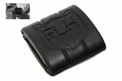 Black Rubber Brake Pedal Pad With FLH Logo For Harley Davidson By V-Twin • $14.45