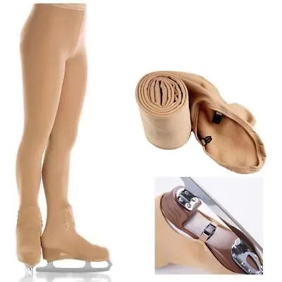 Children Youth Girl's Footless Figure Skating Over The Boot • £10.69