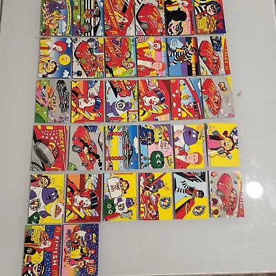 Vintage Mcdonaldland 500 Racing Trading Cards Lot Of 32 • $8.99