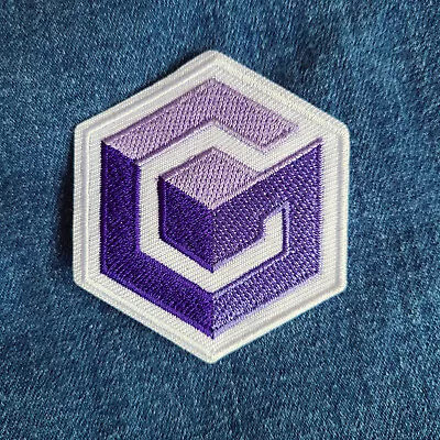 Nintendo GameCube Logo Patch (Iron On Sew Embroidery Applique Retro 2000s) • $3.99