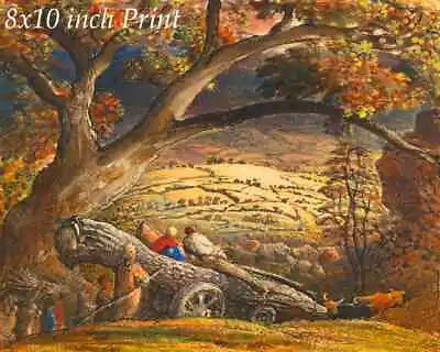 £8.71 • Buy The Timber Wain By Samuel Palmer - Wagon Wood England Landscape 8x10 Print 2807