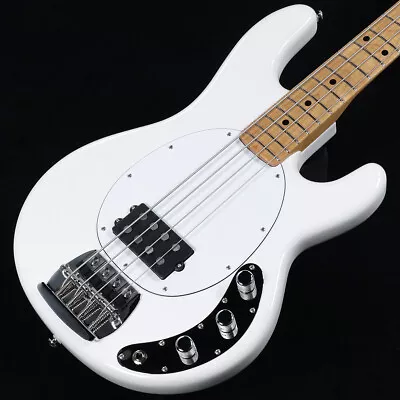 MUSIC MAN / Retro '70s StingRay Bass MM SR4 White (weight: 4.14kg) S/N: CB00181 • $5080.54