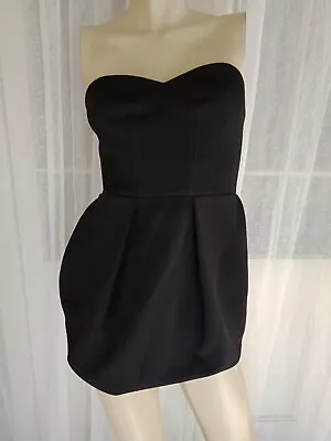 Bnwt Size Xs Torn By Ronny Kobo Black Strapless Mini Dress 🐢best Buy Designer • $139