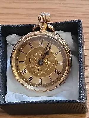 Vintage 18ct Solid Gold Pocket Watch For Repair • £250