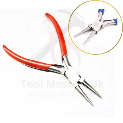 Round Nose Micro Pliers 5  Jewelry Making Beading Hobby Craft Wire Quality Tools • £6.99