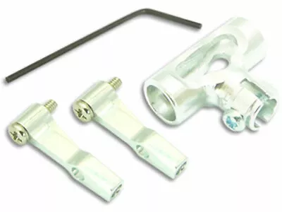 £12.99 • Buy Rakonheli CNC AL DFC Center Hub Set (Silver) - Blade 130X