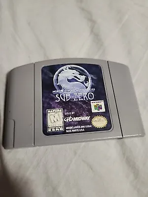 Mortal Kombat Mythologies: Sub-Zero Video Game Card For Nintendo N64 Console El • $20