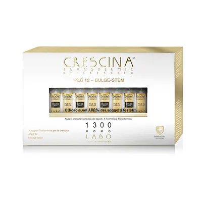 Labo Crescina PLC12 Bulge Stem Re-Growth Hair 1300 Man 20 Vials • $280.29