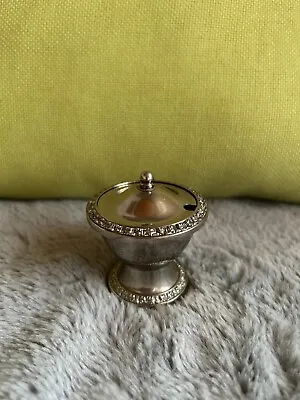 Vintage IANTHE Silver Plated Condiment Mustard Preserve Pot - NO LINER • £5.29