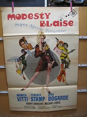 A9389 Modesty Blaise  Monica Vitti Terence Stamp • $90