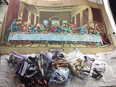 Margot De Paris Tapestry/Needlepoint Canvas Wool The Last Supper (La Ste Cene) • $299.99