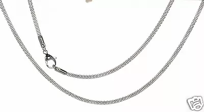 Steel By Design Silver-tone Round Bismark 24 Chain Necklace • $9.99