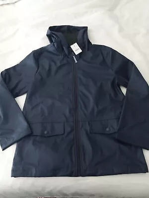 Jcrew/crewcuts Boys Navy Blue New With Tags Hooded Rain Coats Size 14/16 • $39.99