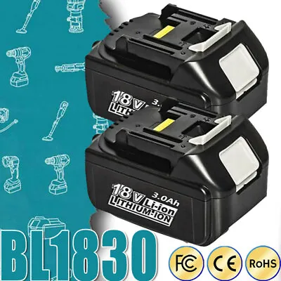 2Pack 3.5Ah 18 Volt Li-ion Battery For MAKITA BL1815 BL1835 LXT400 BL1830 BL1840 • $23.74