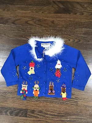 NWOT Jack B. Quick Kids Santa’s Reindeer Rudolf Sweater Size 5 Michael Simon • $35