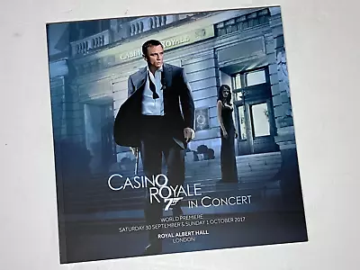 Casino Royale In Concert James Bond 007 World Premier Programme. RPO RAH MINT • £20