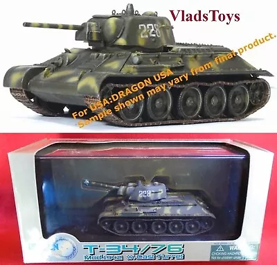 Dragon 1/72 KMDB T-34 /76 Soviet Army #228 Eastern Front 1943 60214 • $44.95