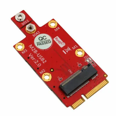 XT-XINTE M.2 Key B To Mini PCI-E Adapter With NANO SIM Card Slot For 3G/4G/5G • $11.28