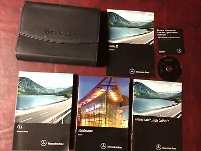 2017 17 Mercedes Cla Owners Manual Books Maint Guide E Disc Case All Models • $19.75