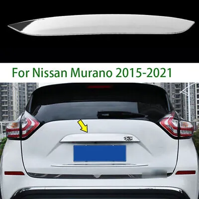 2017-2021 For Nissan Murano Chrome ABS Rear Bumper Strip Protector Cover Trim 1P • $94.99