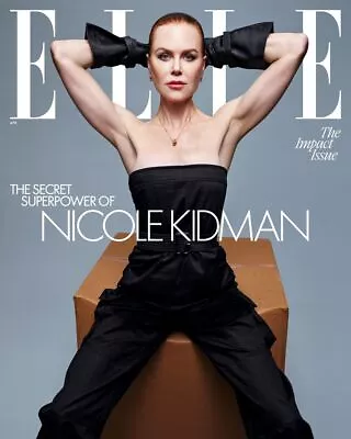 BRAND NEW Elle Magazine April 2024 Nicole Kidman FREE SHIPPING USA • $10.99