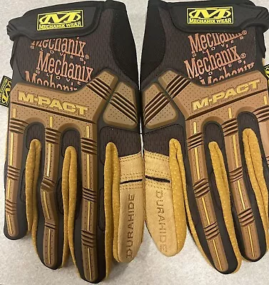 Brand New Leather Mechanix Wear M-Pact Multicam Gloves XXL SIZE US12 EUR11 • $40