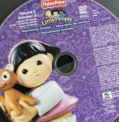 $3 • Buy Fisher Price Little People: (Volume 3) Discovering Animals - DVD - DISC ONLY